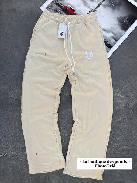 Pantalon de survêtement beige