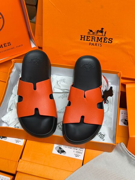 Sandales Oran Hermès Orange
