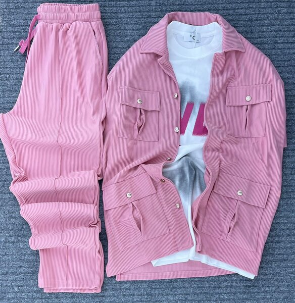 Ensemble décontracté rose