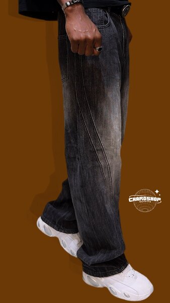 Jean large style vintage