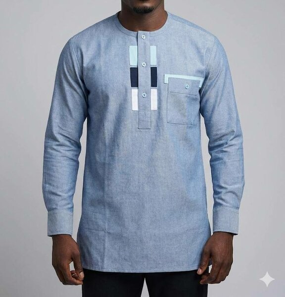 Chemise à manches longues homme