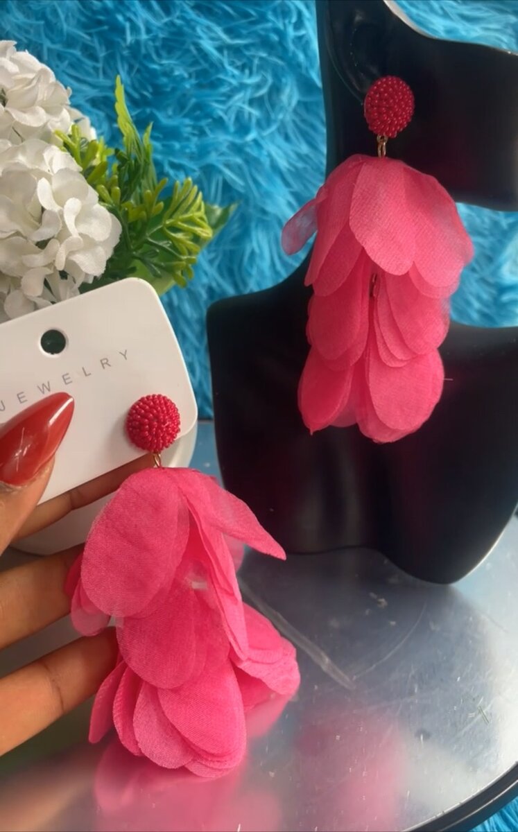 Boucles d'oreilles florales élégantes