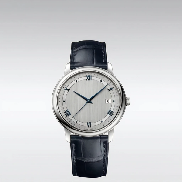 Montre en cuir élégant homme