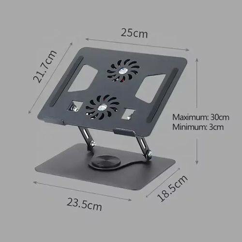 Support PC réglable ventilé