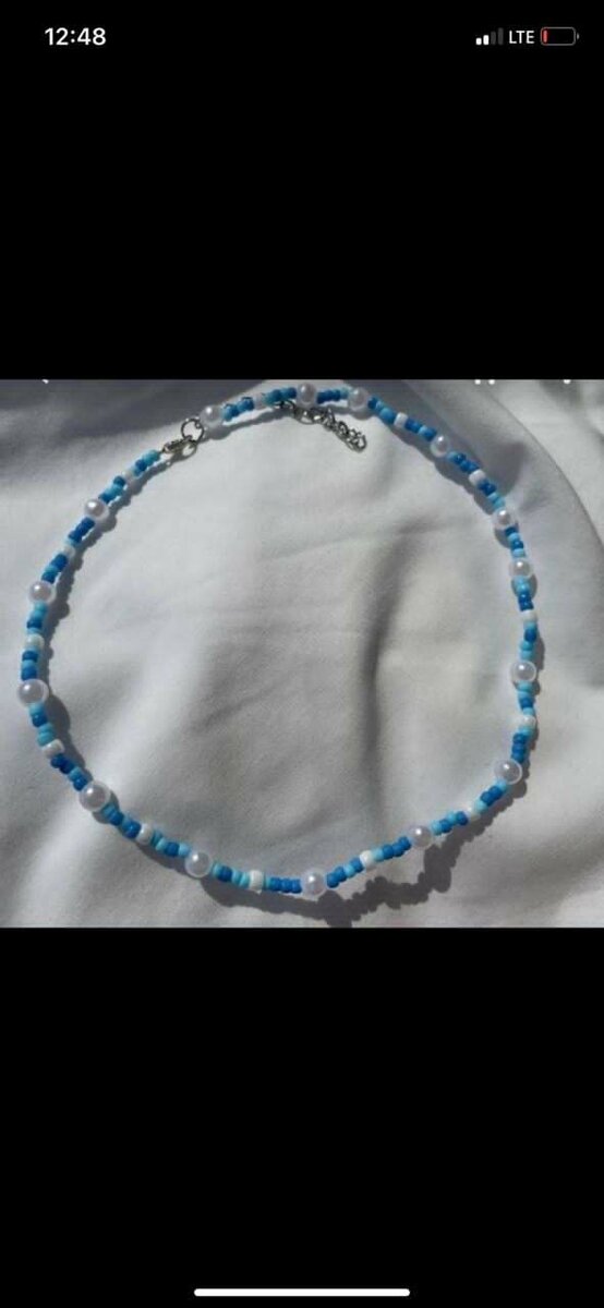 Collier perles colorées chic