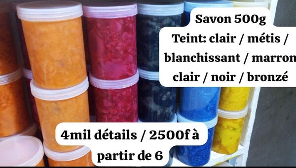 Pots de 500g savon molato