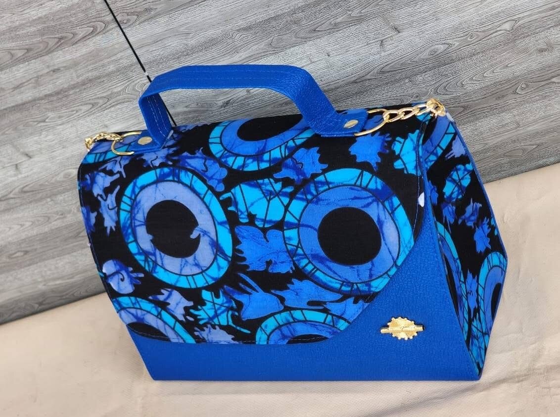 Sac à main en tissu imprimé