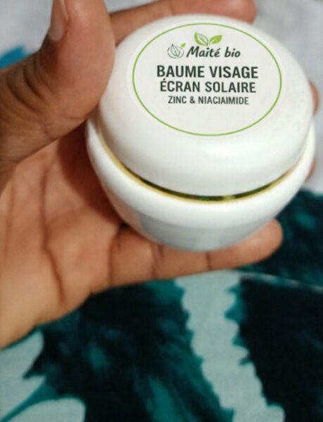 Baume Visage Écran Solaire Bio