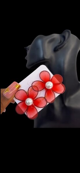 Boucles d'oreilles en fleurs