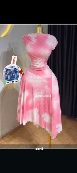 Robe Évasée Tie-Dye