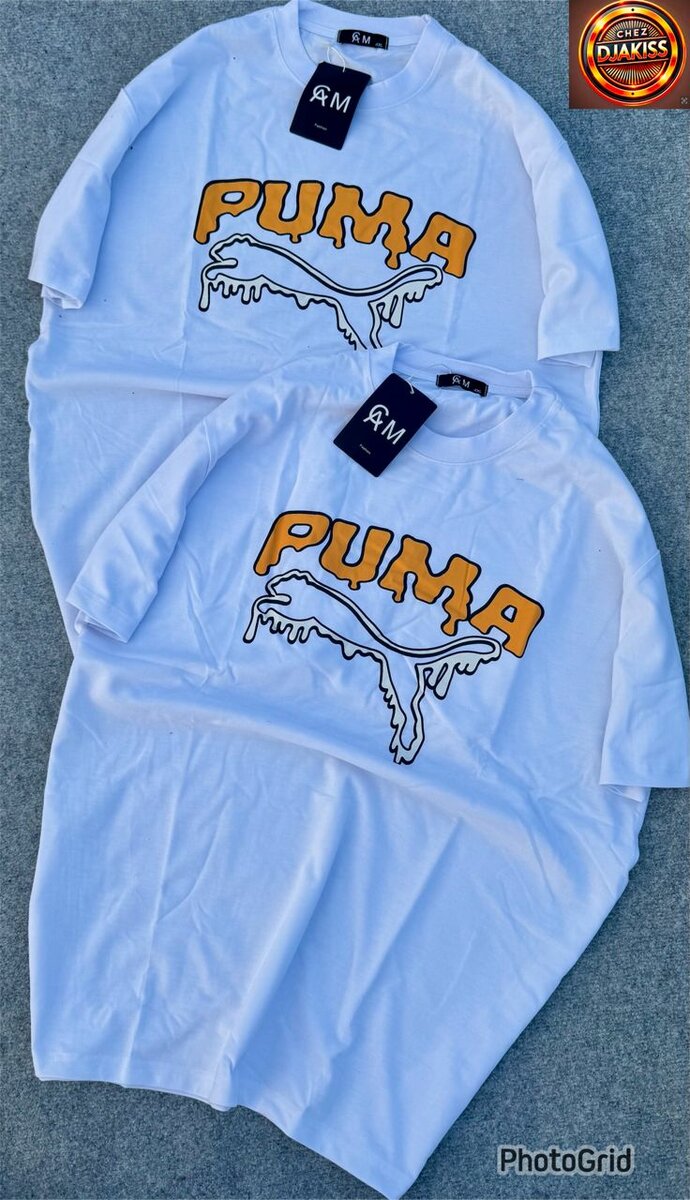 T-shirts logo stylé Puma
