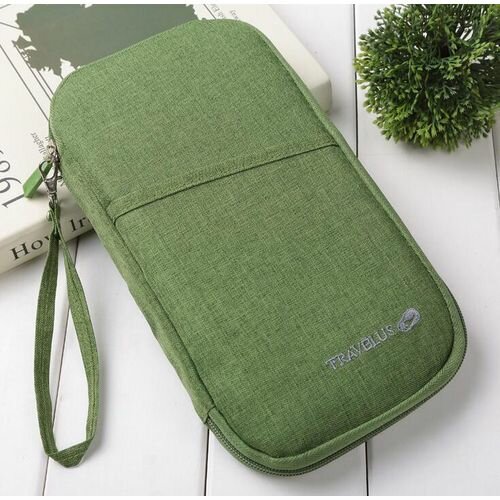 Pochette Passeport Multifonction Vert