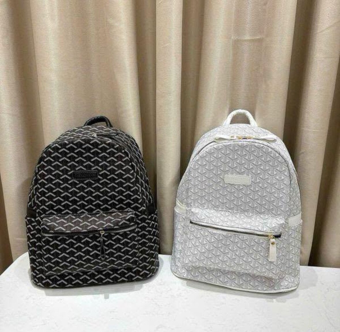 Sac à dos élégant motifs géométriques