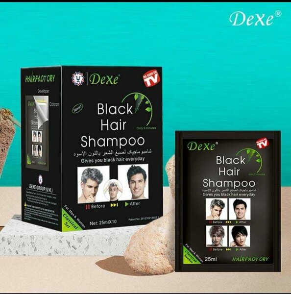 Instant Black Hair Shampoo