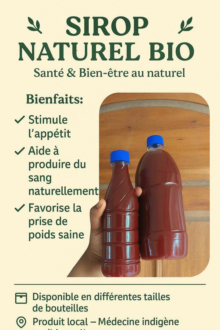Sirop naturel bio bien-être