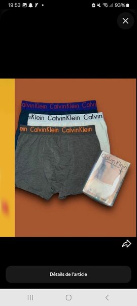Boxers Calvin Klein Homme