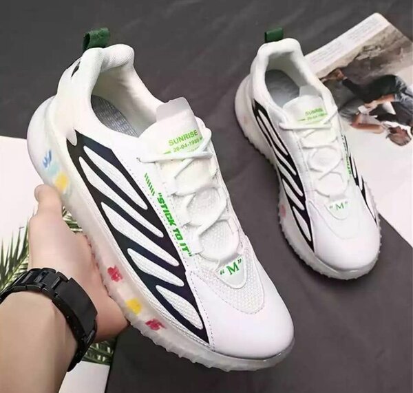 Baskets tendance colorées