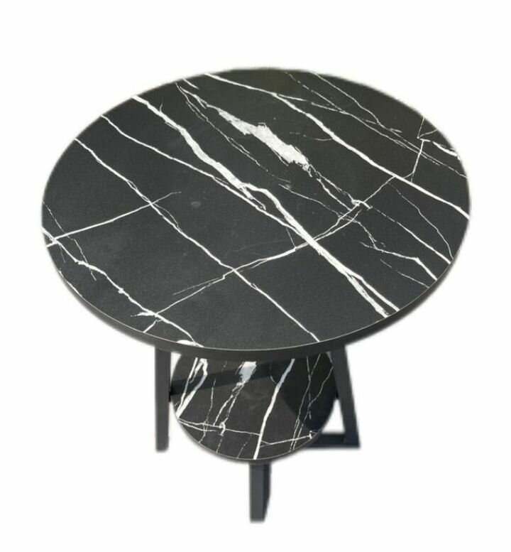 Faux Marble Side Center Table