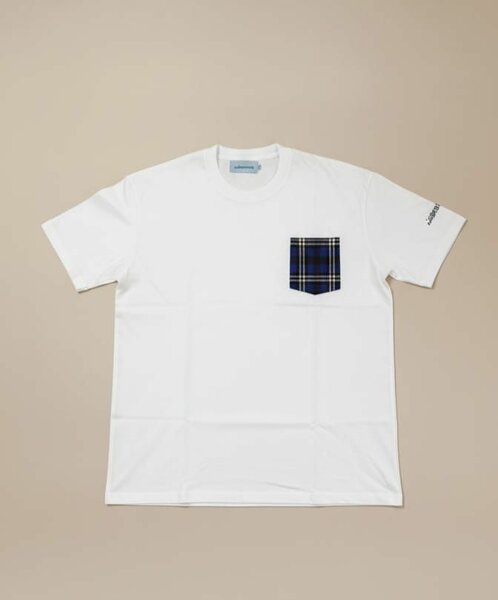 T-shirt blanc à poche