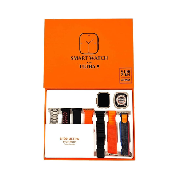 S100 Ultra 9 Smartwatch (7-in-1, 49mm, 2.02-inch Full Touch