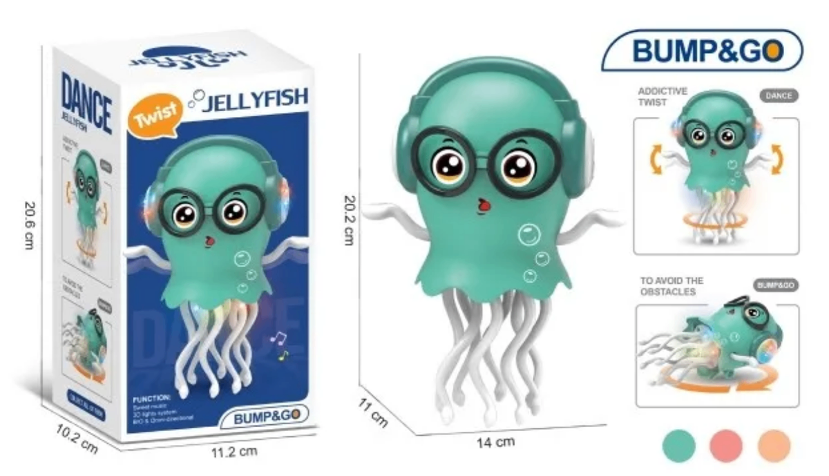 Jouet dansant pieuvre musical