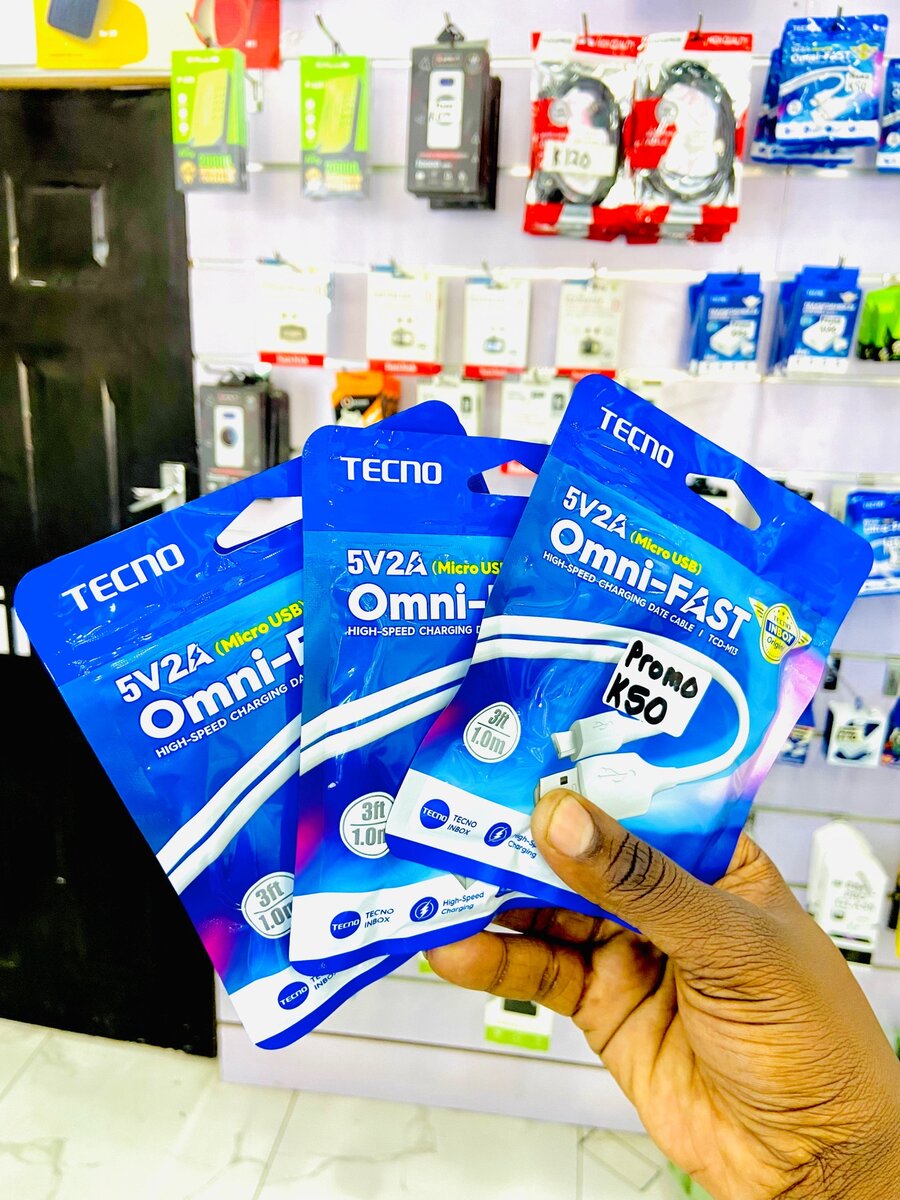 Genuine Tecno Cables Type C & Micro USB