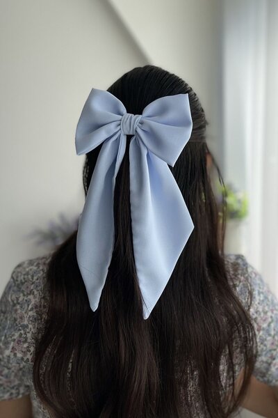 Long bow hair clip