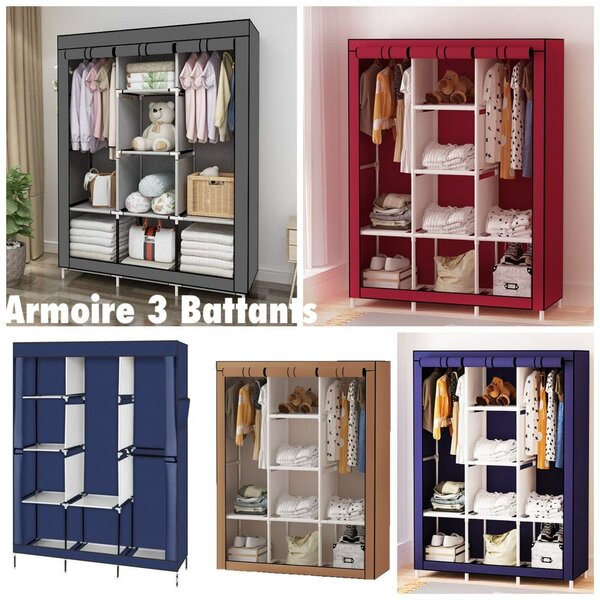 Armoire Penderie 3 Battants