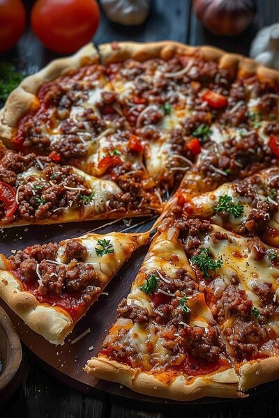 Pizza bolognese