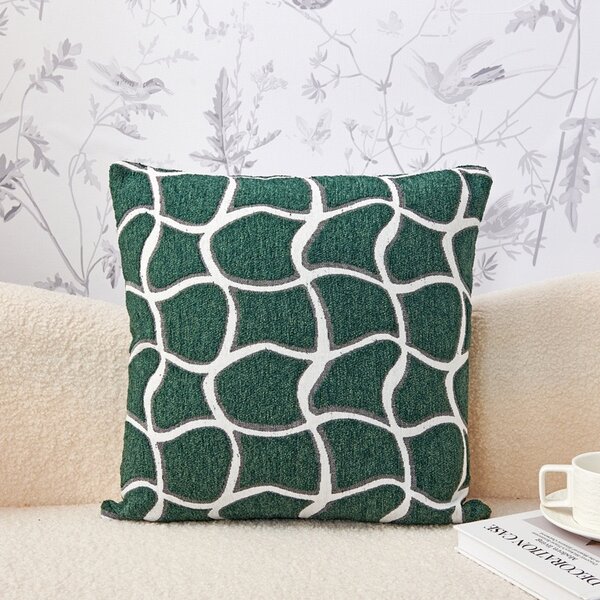 Coussin décoratif vert moderne