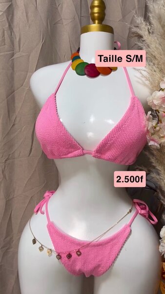 Bikini rose chic S/M / L