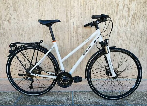 Vélo urbain Bianchi blanc