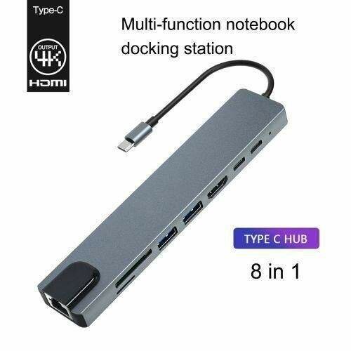 Adaptateur USB-C 8 en 1
