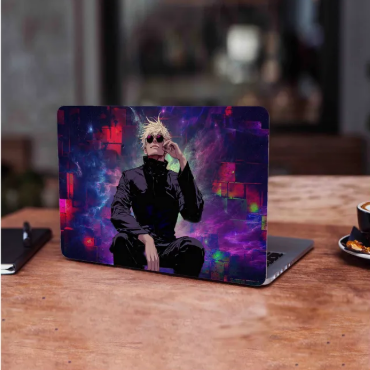 Gojo Satoru Aesthetic Laptop back cover / skin / sticker for girls / boys - Vinyl Sticker Decal - For All Laptops - Sizes 13 13.3 14.6 15 15.4 15.6 inches Laptop