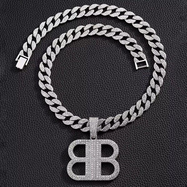 Collier cubain en diamant scintillant