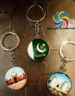 Keychains .....Pakistani Monuments Crystal ... Set of 3