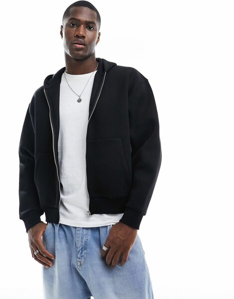 Veste à capuche zippée