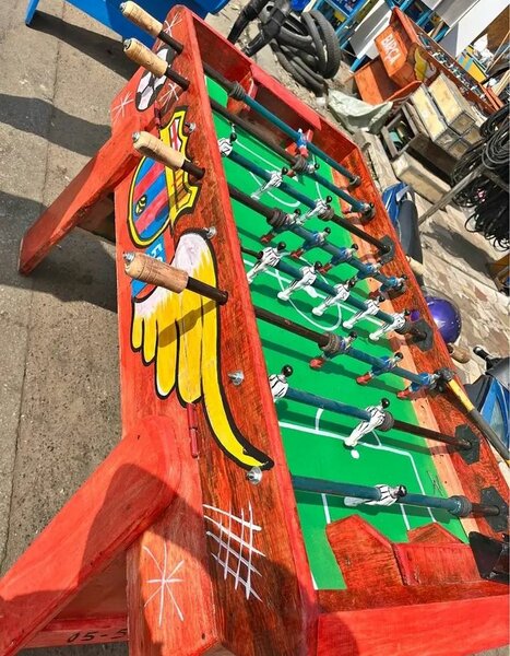 Baby-foot en bois FC Barcelone