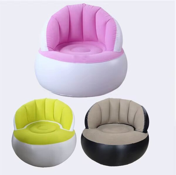 Fauteuils gonflables colorés
