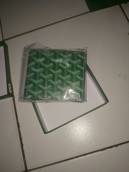 Porte-carte Goyard en cuir