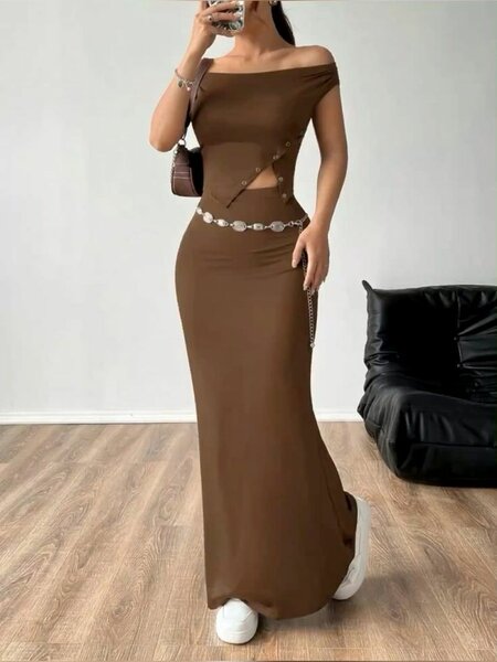 Robe longue élégante femme