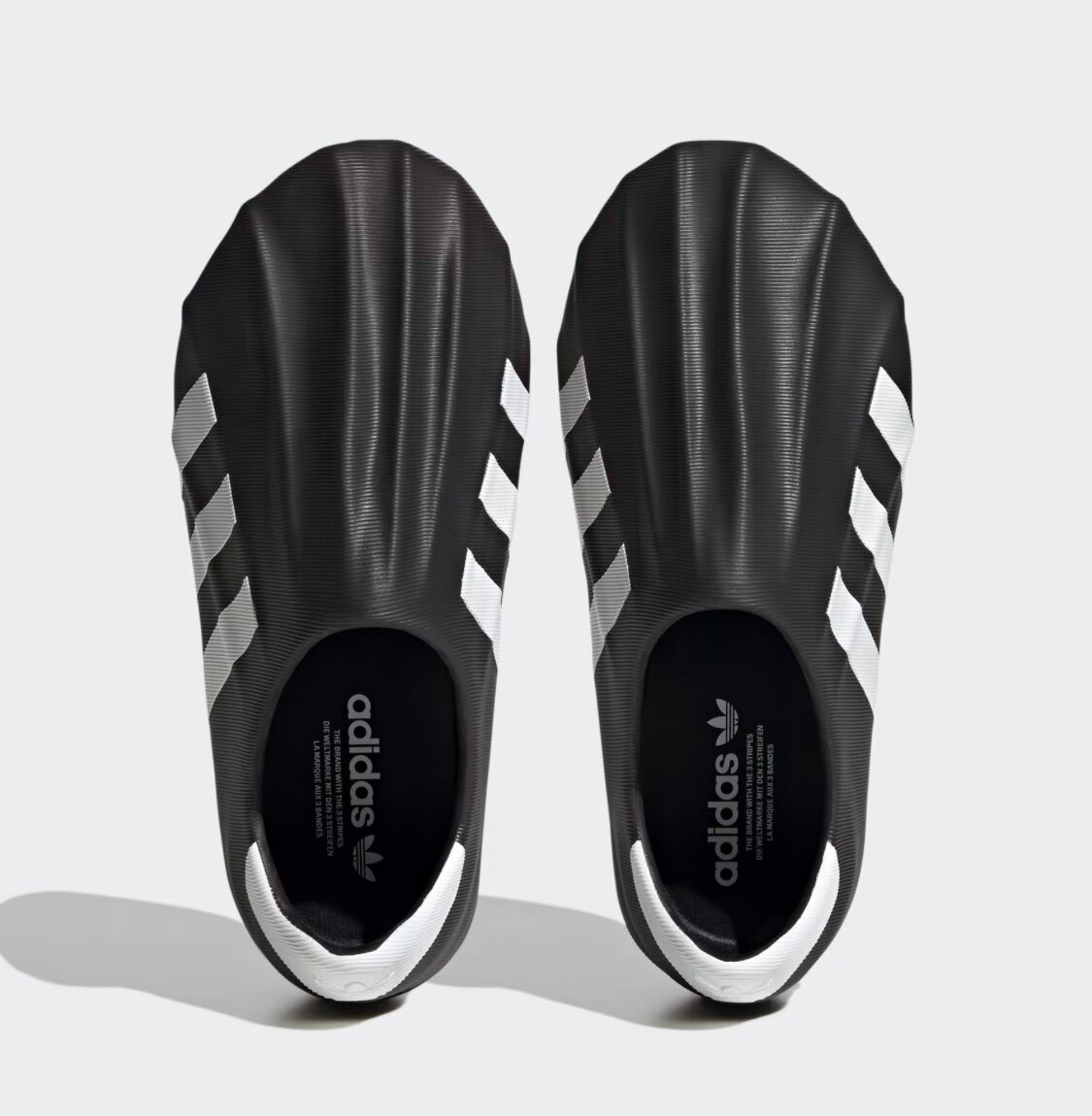 Mules adidas unisex noirs