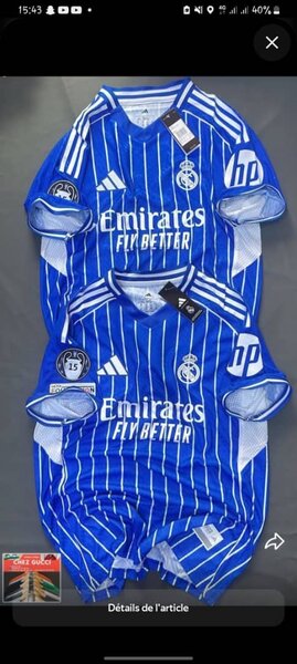 Maillots de football Real Madrid
