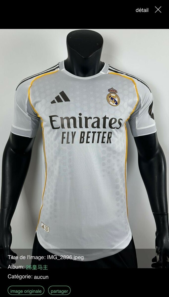 Maillot de football Real Madrid