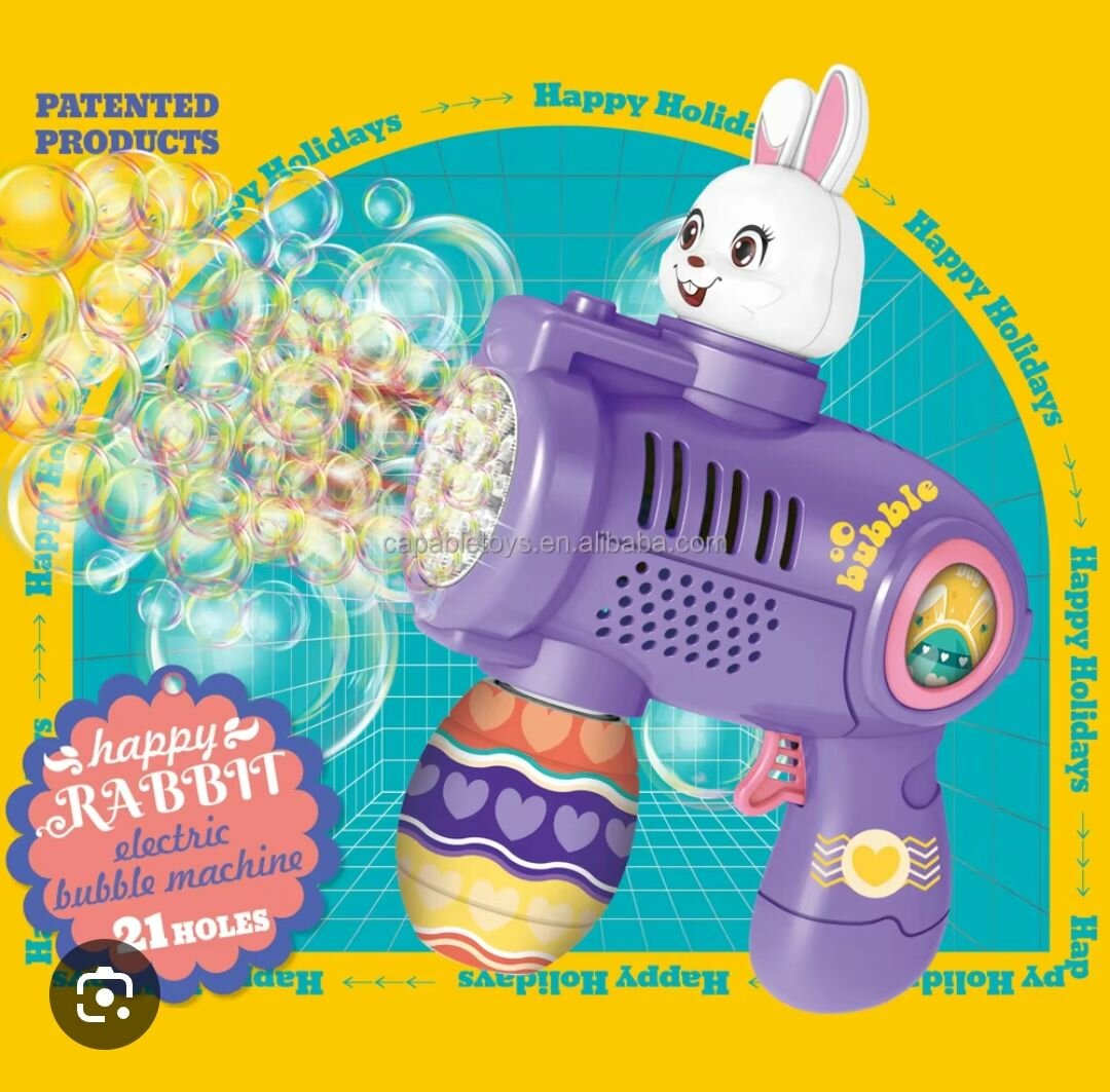 Machine à bulles lapin électrique