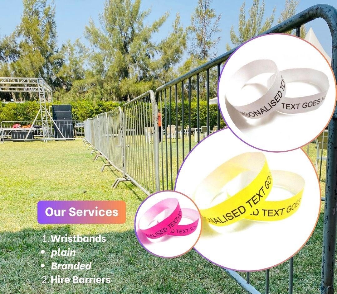 Paper Event Wrist Bands