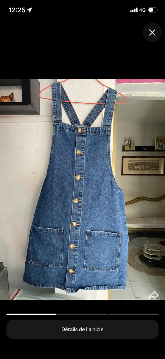 Robe Salopette en Jean