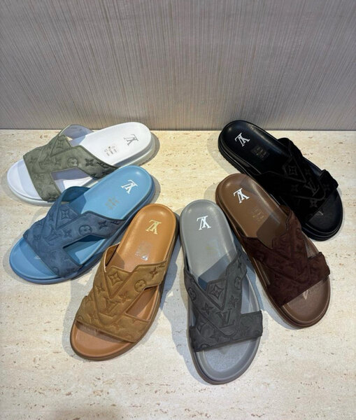 Mules en cuir pour hommes