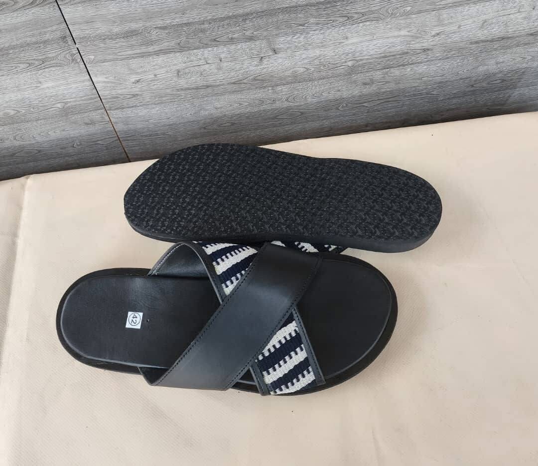 Sandales confort style croisé