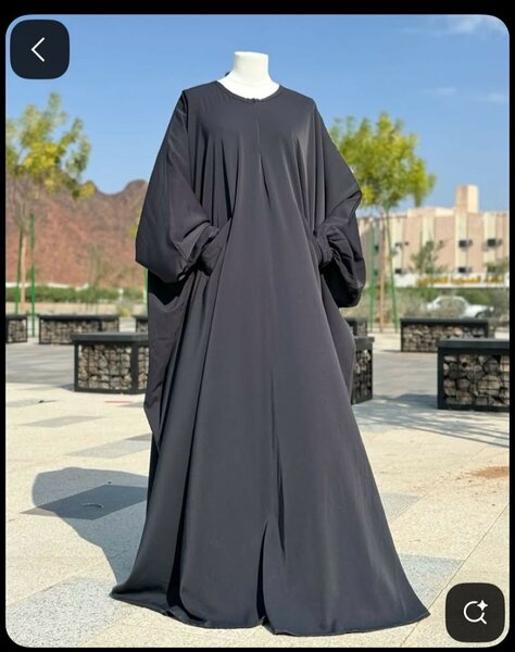 Robe Abaya Noire Élégante